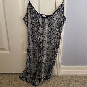 Garage Brand Snake Skin Dress